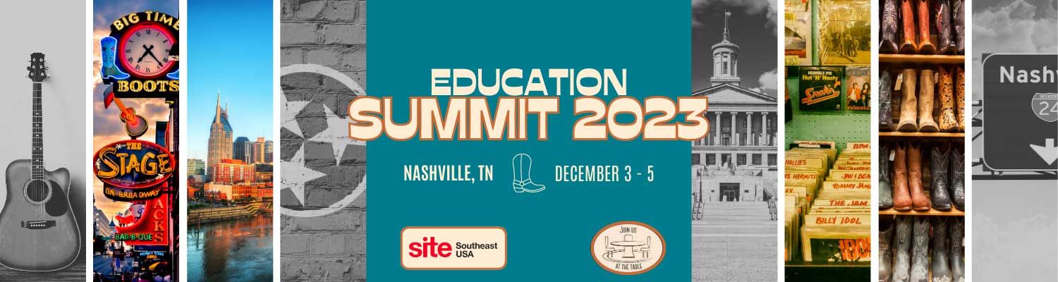SITE Southeast Education Summit 2023. Nashville, TN. December 3-5