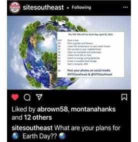 sitesoutheast What are your plans for Earth Day?