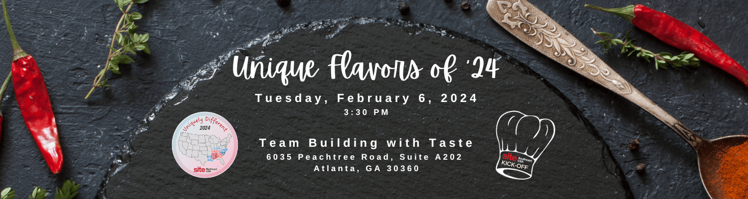 Unique Flavors of ’24. Tuesday, February 6, 2024 3:30 PM. Team Building with Taste, 6035 Peachtree Rd, Suite A202, Atlanta, GA 30360